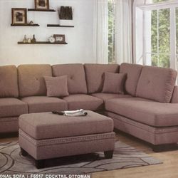 2 Pc Sectional Set 115”X79”x36”H