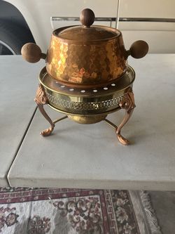 Copper Fondue Set