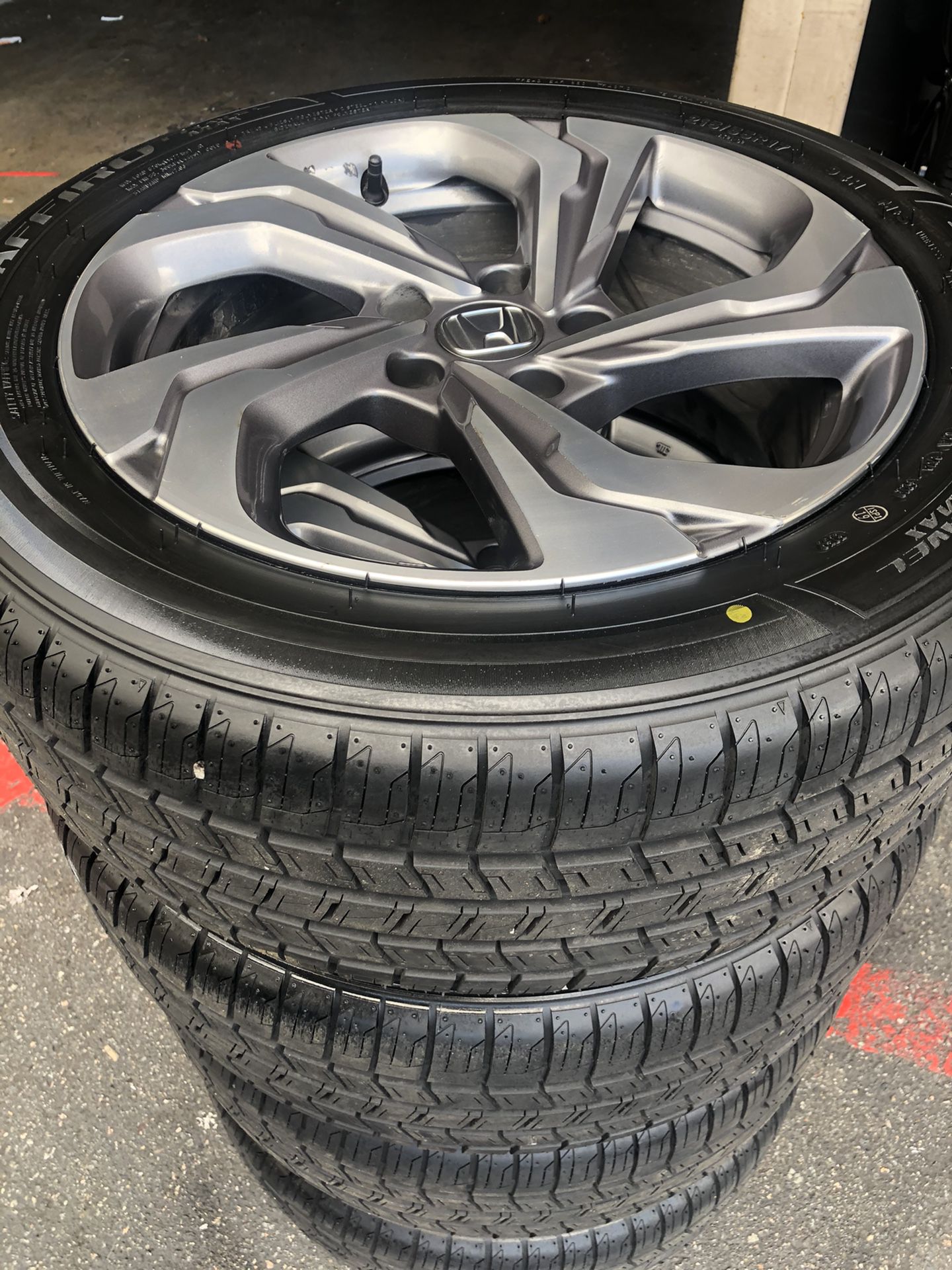 Rims tires 17 5x114.3 fit Honda Accord civic new tires
