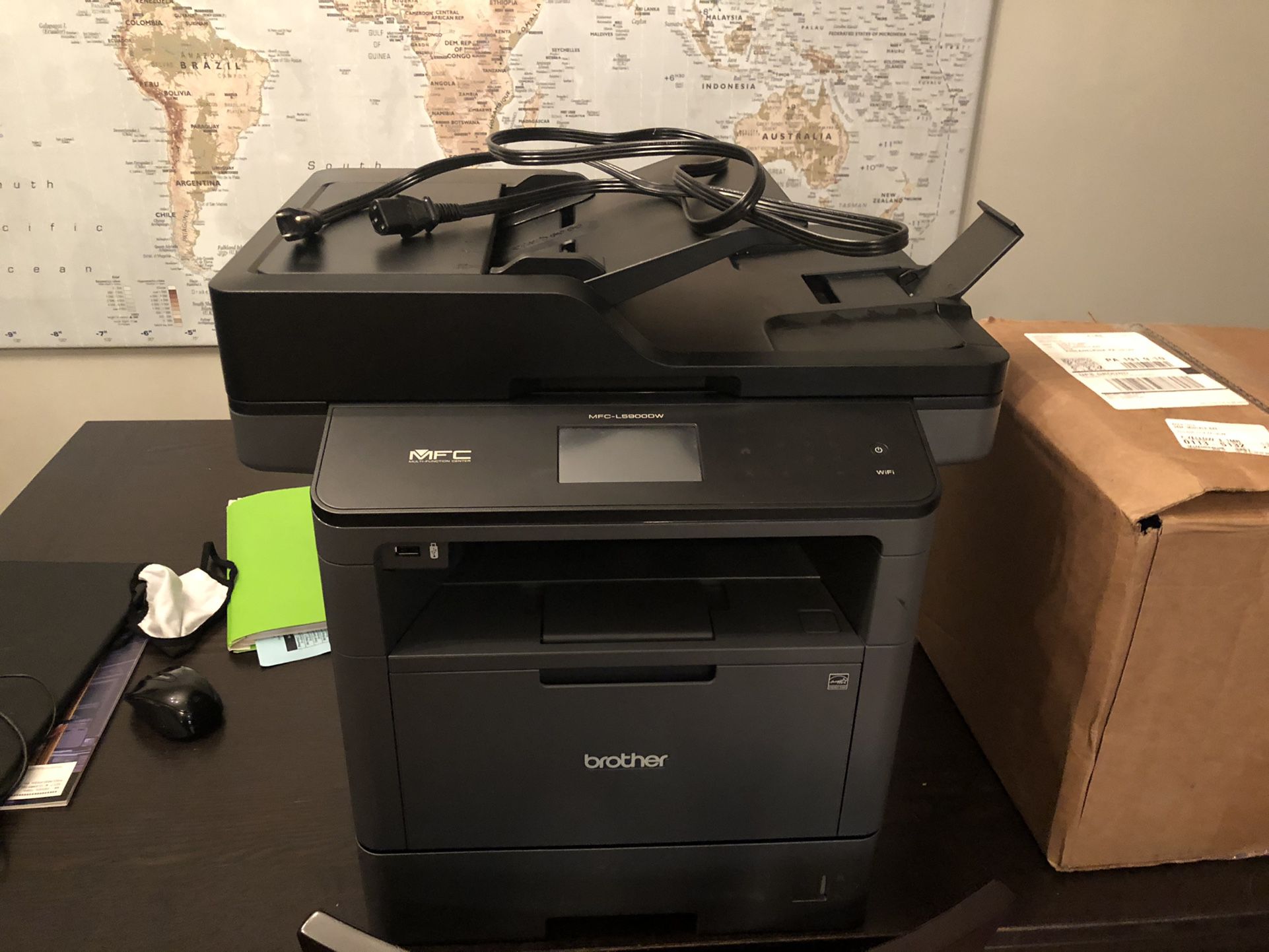 Brother All In One Printer With Duplex Print, Scan And Copy With Wireless Networking