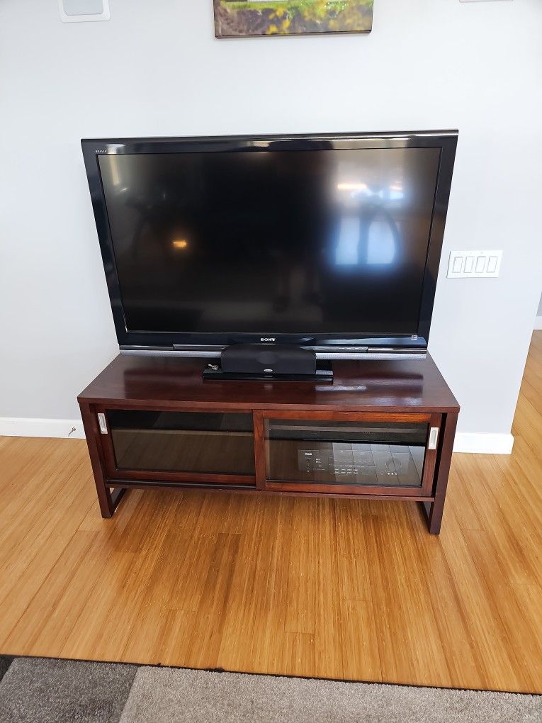 Sony 55" TV With Stand A Receiver Surround Sound
