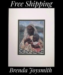 Brenda Joysmith, 11" x 14" Fine Art Print. Mounted on Acid Free Foam Core. Double Matted on Acid Free Matt Board