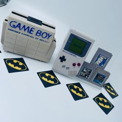 Batman Gameboy DMG with Batman games joker returns