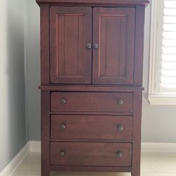 Wood Cabinet-Chest