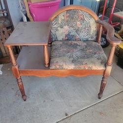 Antique Telephone Table. 