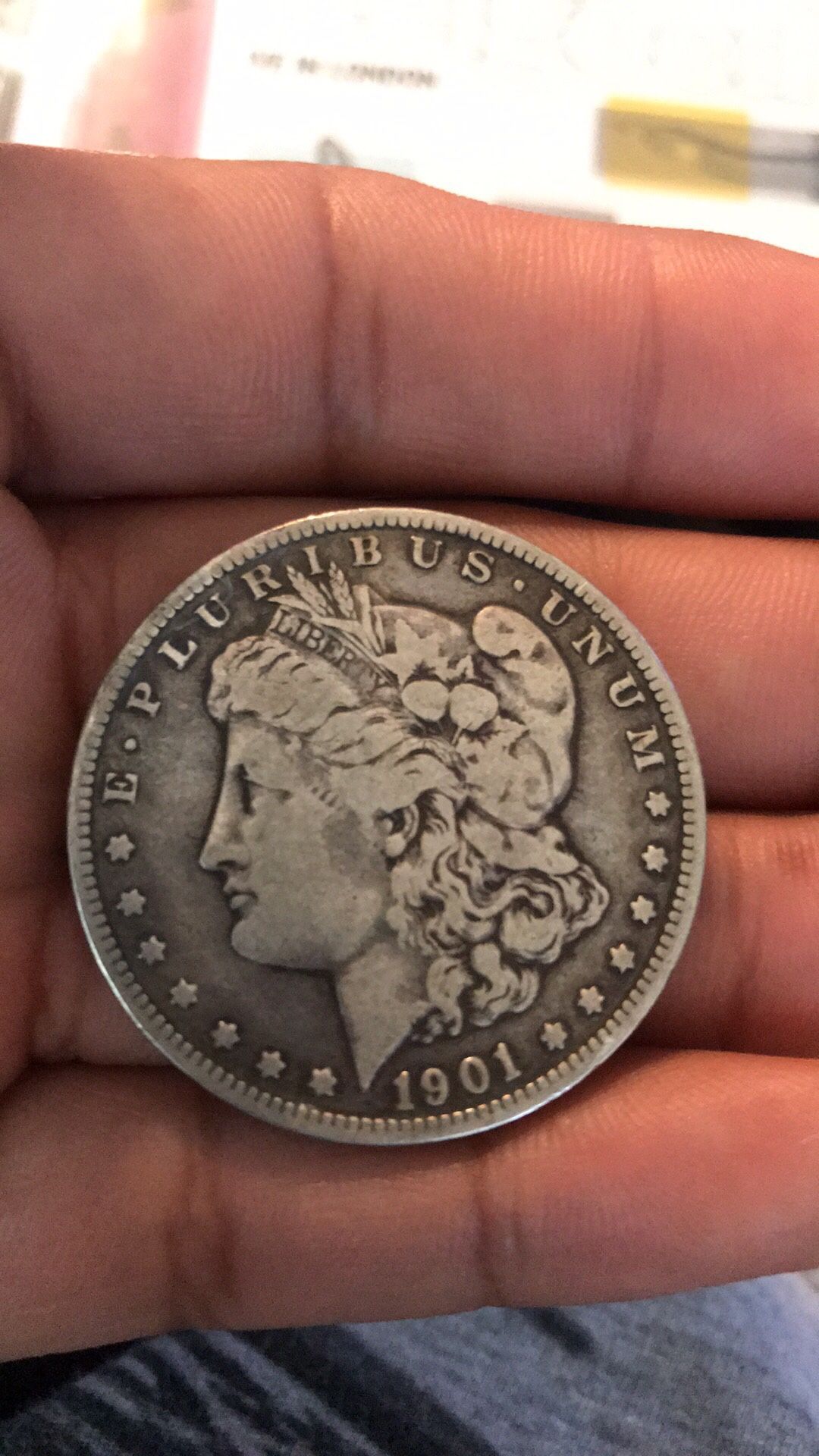 1901 o morgan dollar ~ silver coin $40 firm