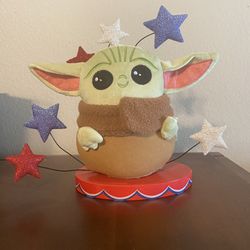 Patriotic Baby Yoda Decor