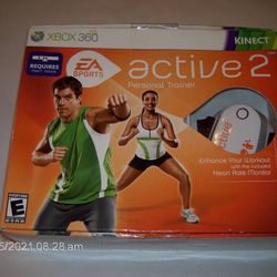 Xbox 360 Active 2 Personal Trainers New Open Box