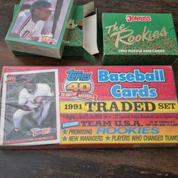 Factory sealed vintage baseball cards