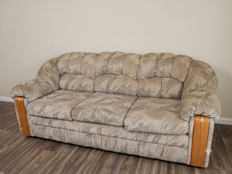 Overstuffed Pillow-Back Design Sofa