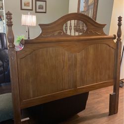 Queen Size OAK Bed Frame