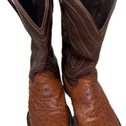 Tecovas Ostrich Cowboy Boots