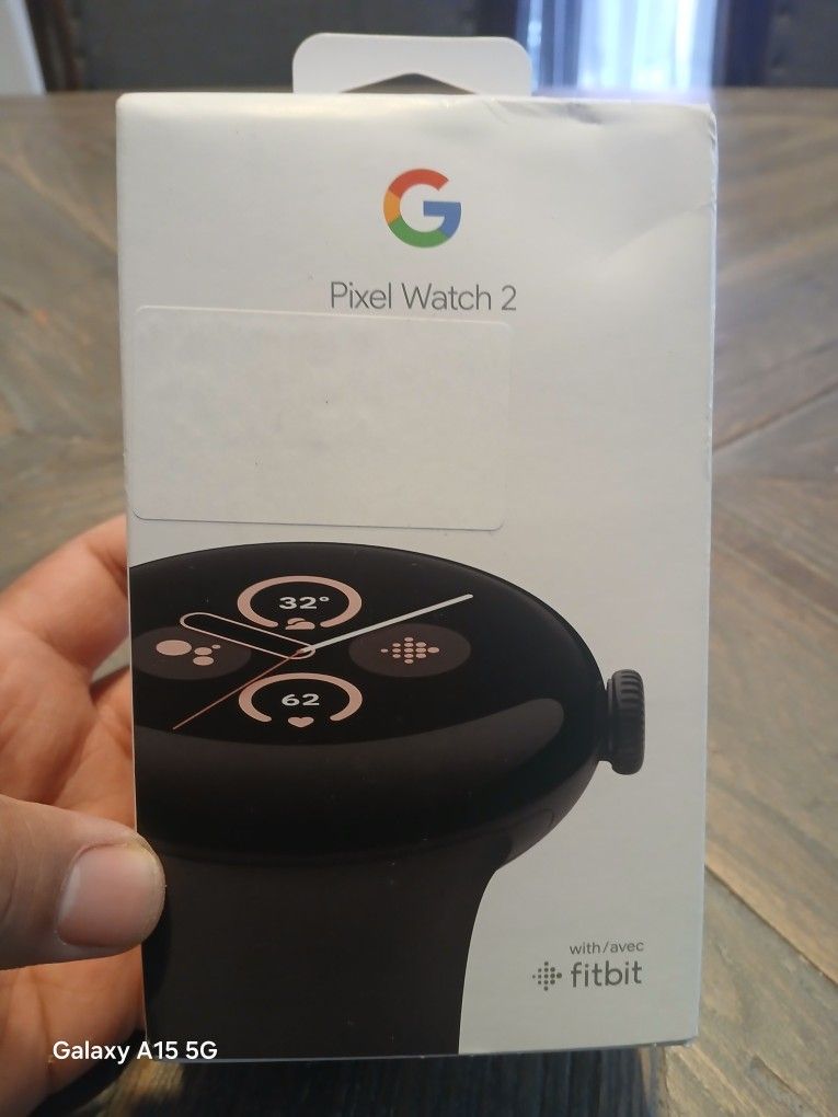 Google - Pixel Watch 2 - Black Smartwatch w/ Obsidian Band Wi-Fi Fitbit