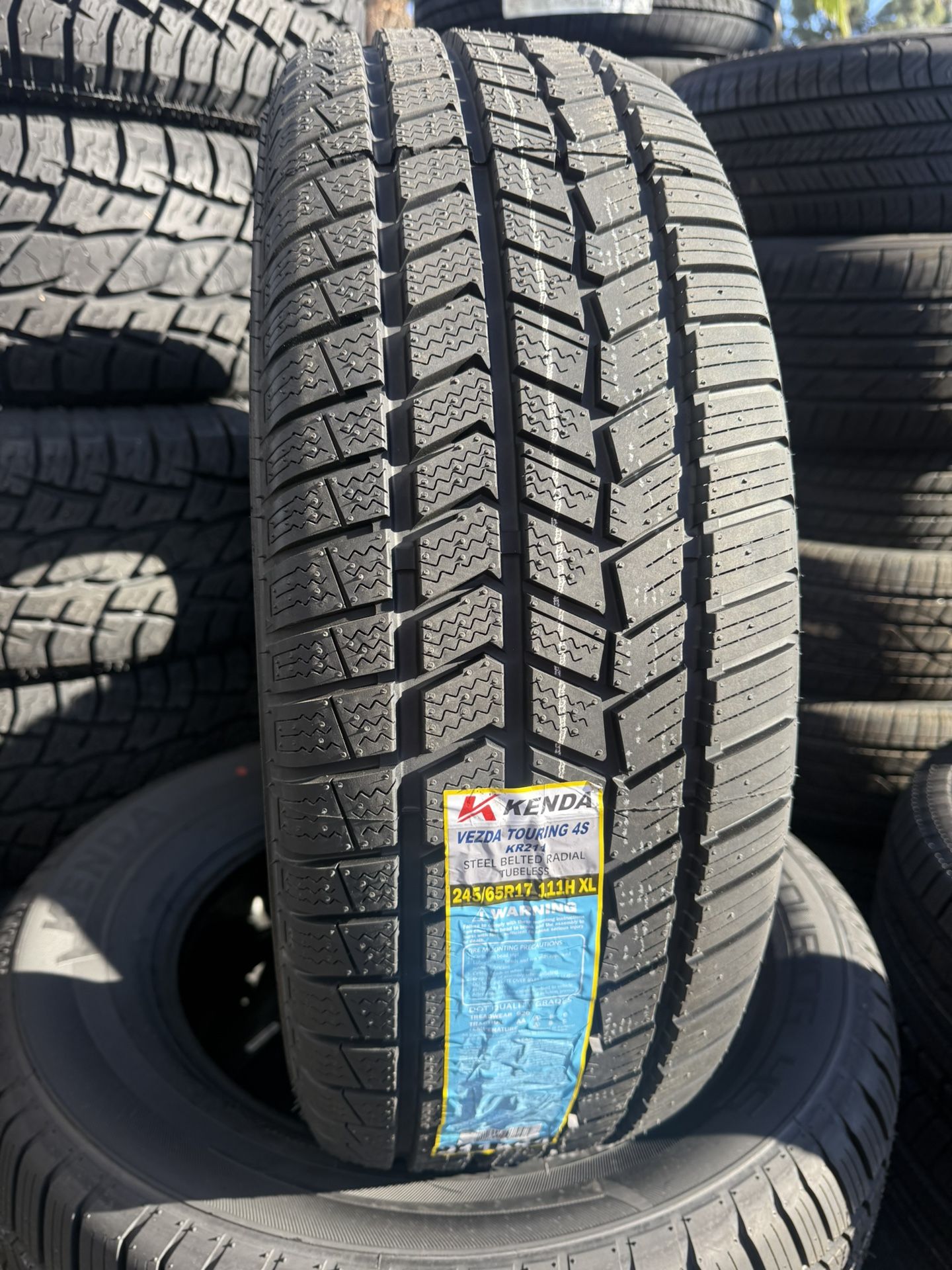 245/65/17 Kenda 4 New Tires Installed And Balanced 50,000 Miles Warranty 