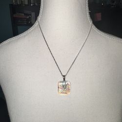 Vintage Sterling Silver Necklace 