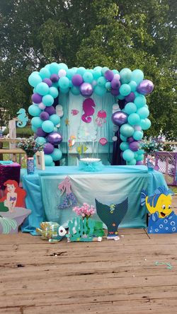 Princess Ariel party decoration