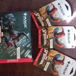 MTG Spider-Man Bundle And Booster Packs $100