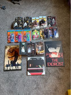 Action Figures/ Wall Decor Lot (read description) WWE, Horror, Batman
