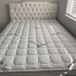 New Queen Bed Frame With Mattress
