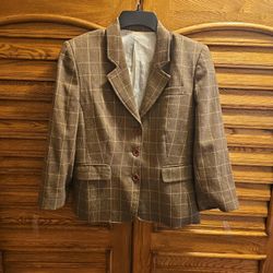 $5 WOMENS BROWN BLAZER SIZE 4