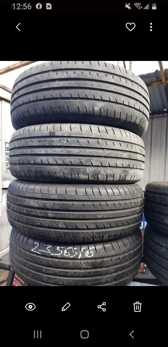 Vendo 4 Llantas Usadas 235 65 16