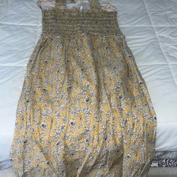 Bright Yellow Large Mac Studio Summer Dress
