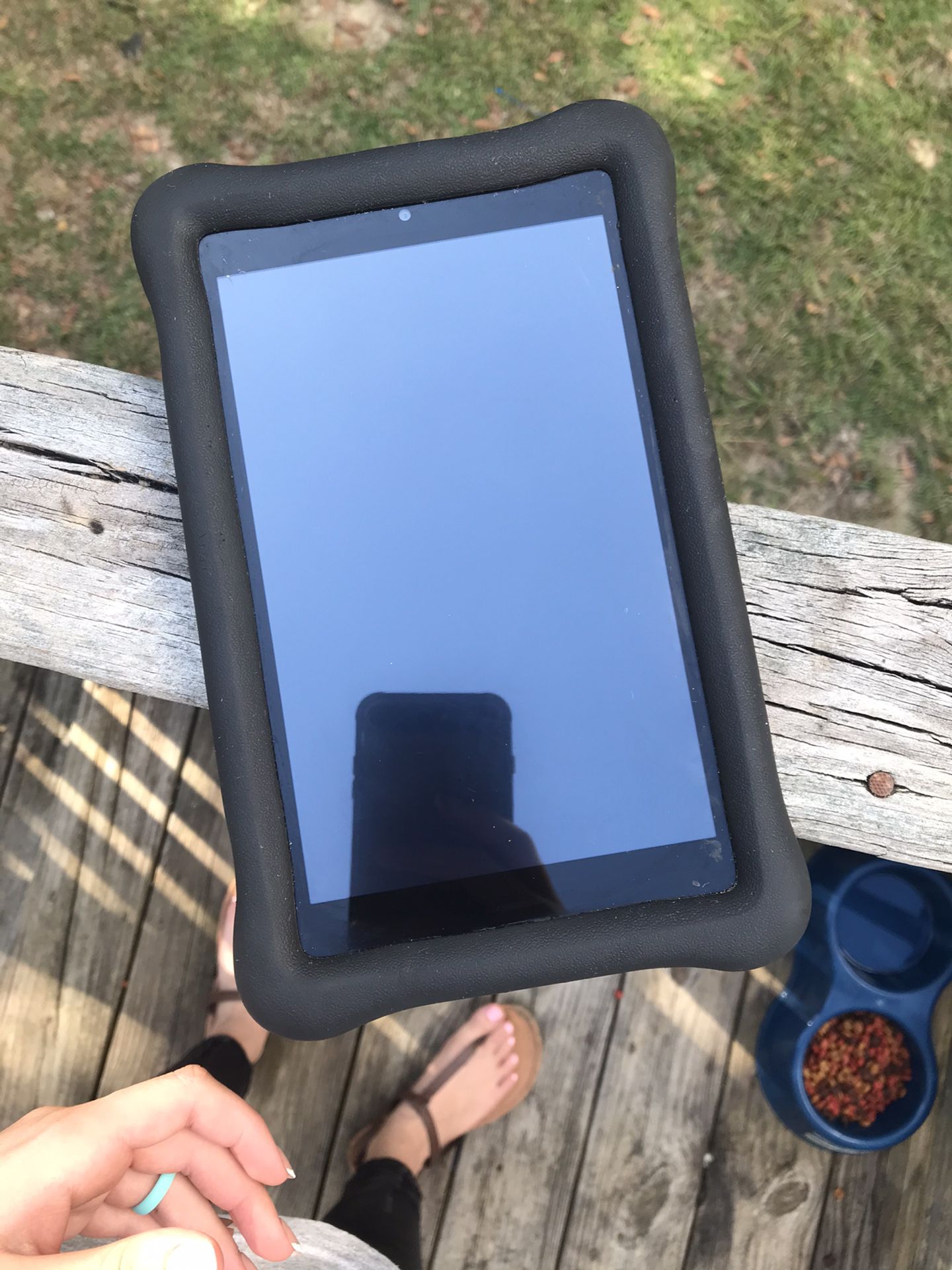 Amazon Fire HD 8 tablet w/ case