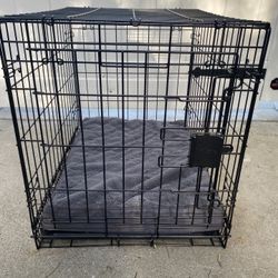 Small Folding Dog Crate W/Pad & Cover New