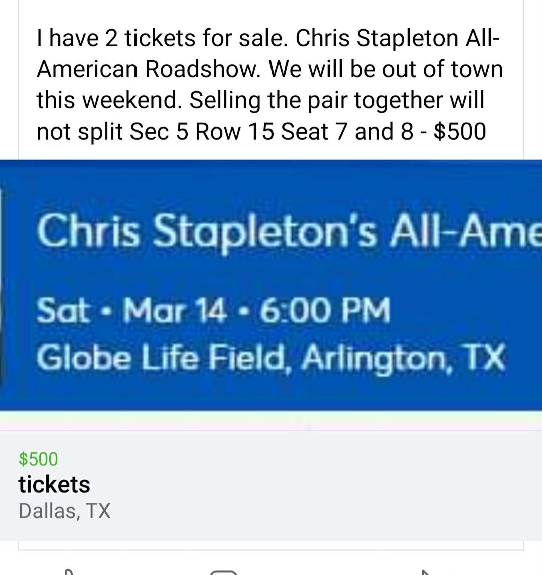 Chris Stapleton - All American Road Show