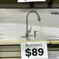 Kohler Barossa Pull-Down Kitchen Faucet