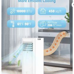 Portable Air Conditioners,3 in-1 10000 BTU Air Conditioner & Dehumidifier & Fan