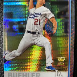 Walker Buehler 2019 Topps Chrome Baseball #90 All Star-Rookie Cup Prism Refractor!
