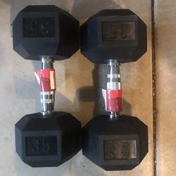 35 pound Dumbbell Set