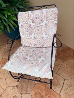 Iron rocking chair