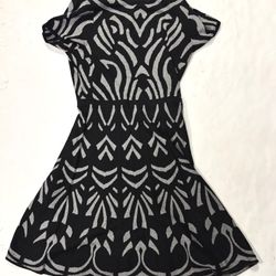 ECI New York Fit & FlareSweater Midi Dress Size: Small