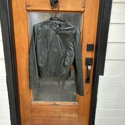 Kenneth Cole Women’s Leather Jacket Size M