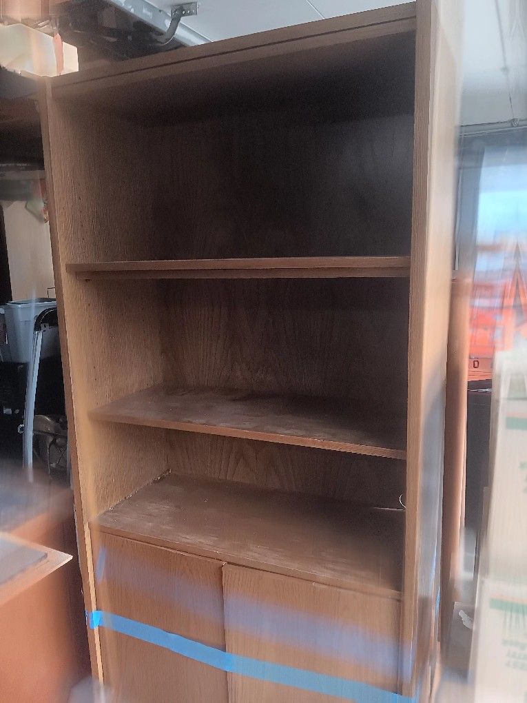 Shelving With Bottom Cabnet