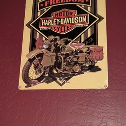 Harley Davidson Military Edition Plack