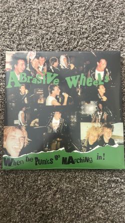 Abrasive Wheels - When The Punks Go Marching In! UK82 Punk Hardcore Vinyl Record LP