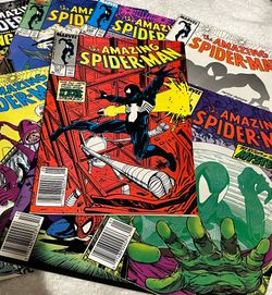 8  AMAZING SPIDER-MAN VINTAGE NEWSSTAND COMICS