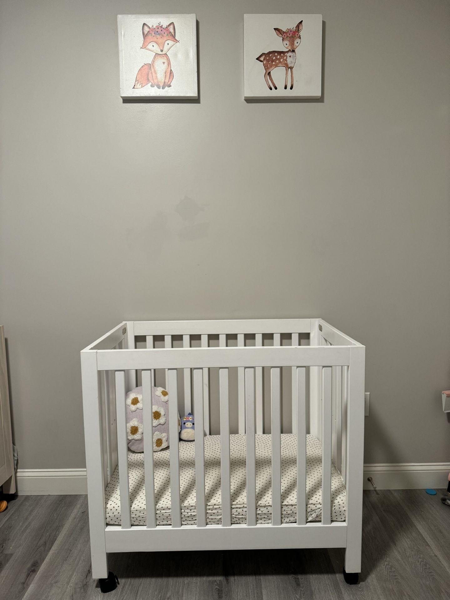 Mini Crib White