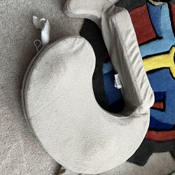 My Brest Friend Super Deluxe Nursing Pillow – Extra Soft Breastfeeding Support Pillow with Plush Slipcover, Firm Flat Cushion, Wrap-Around Adjustable 
