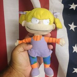 Rugrats Angelica Plush 2000 NANCO Nickelodeon 14" Vintage
