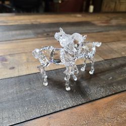 Swarovski Crystal Collectible Foals  “Two Horses”