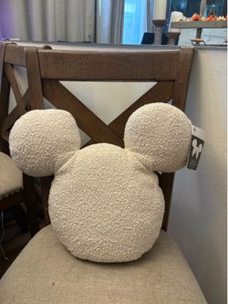 Disney Parks Home Collection - Mickey Mouse Icon Weighted Pillow - new with tags