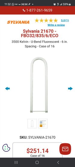 Fluorescent Curved Bulb
