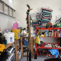 Large Wooden Giraffe
