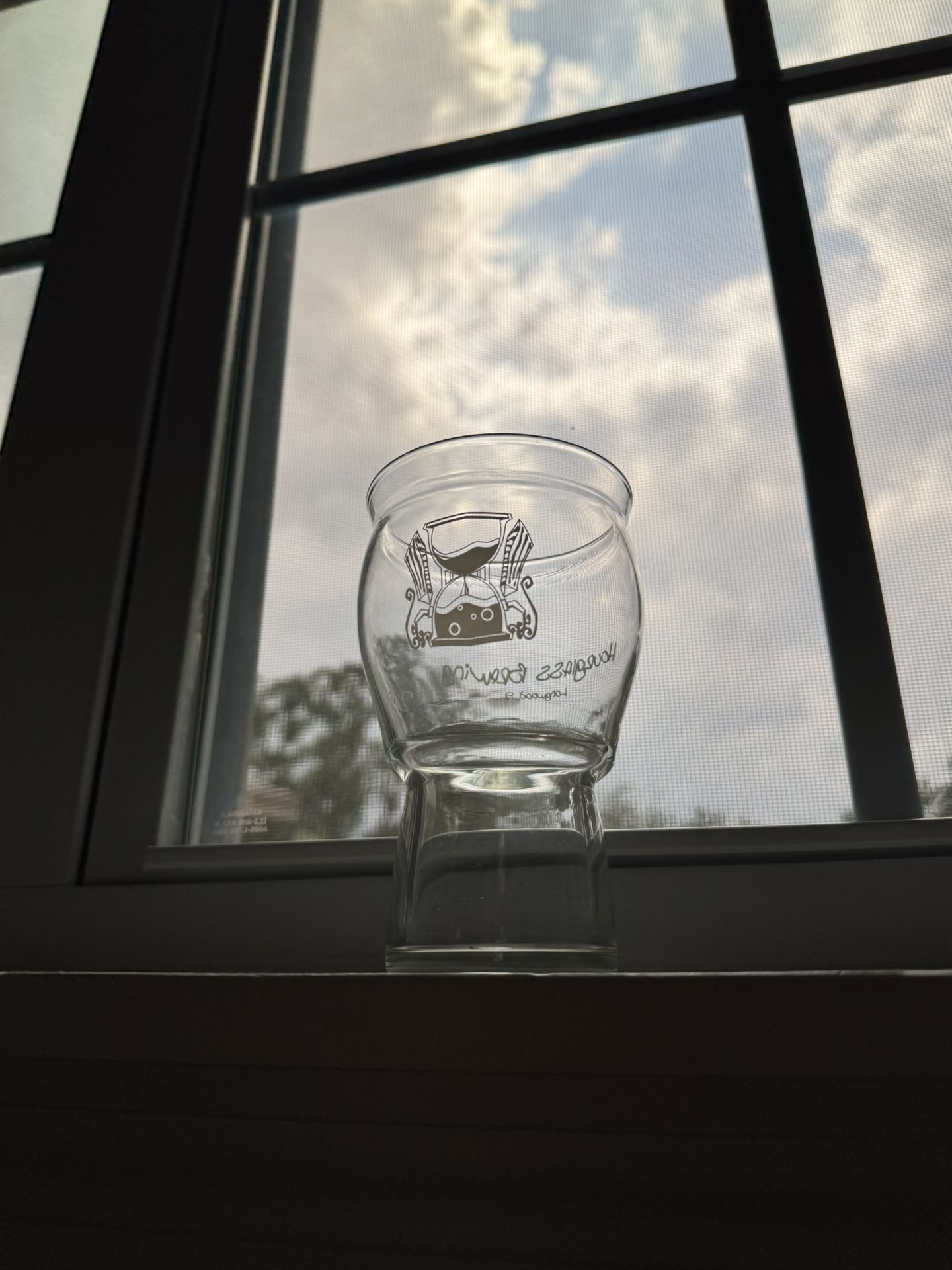Hourglass Brewing Beer Glass