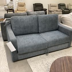 New Queen size double sleeper Sofa fabric upholstered by Nisco