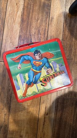Vintage Superman Lunchbox (with Thermos)